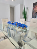 Orchidée Phalaenopsis 91 cm | Signature Bordeaux, bleu