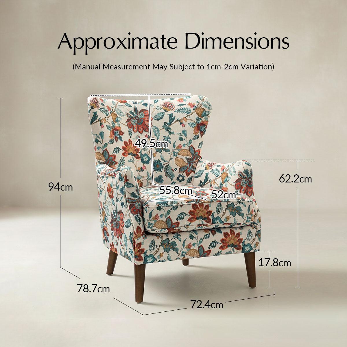 Johannes Klassischer Ohrensessel mit elegant-zeitlosem Design
