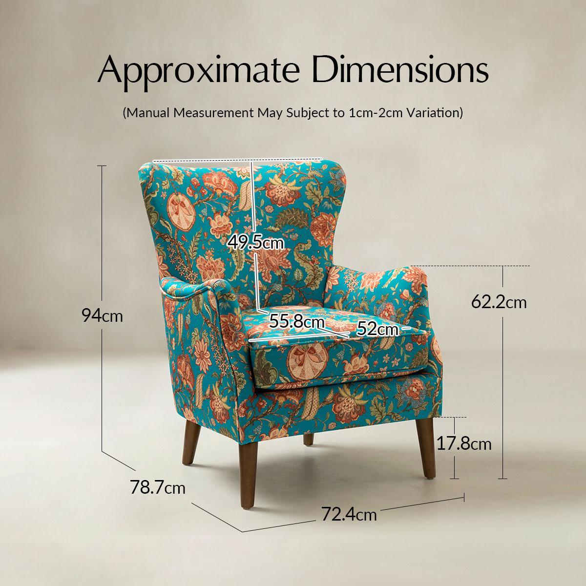 Johannes Klassischer Ohrensessel mit elegant-zeitlosem Design