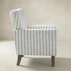 Rachel Ohrensessel im maritimen Streifendesign
