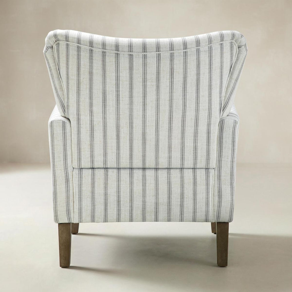 Rachel Ohrensessel im maritimen Streifendesign