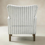 Rachel Ohrensessel im maritimen Streifendesign