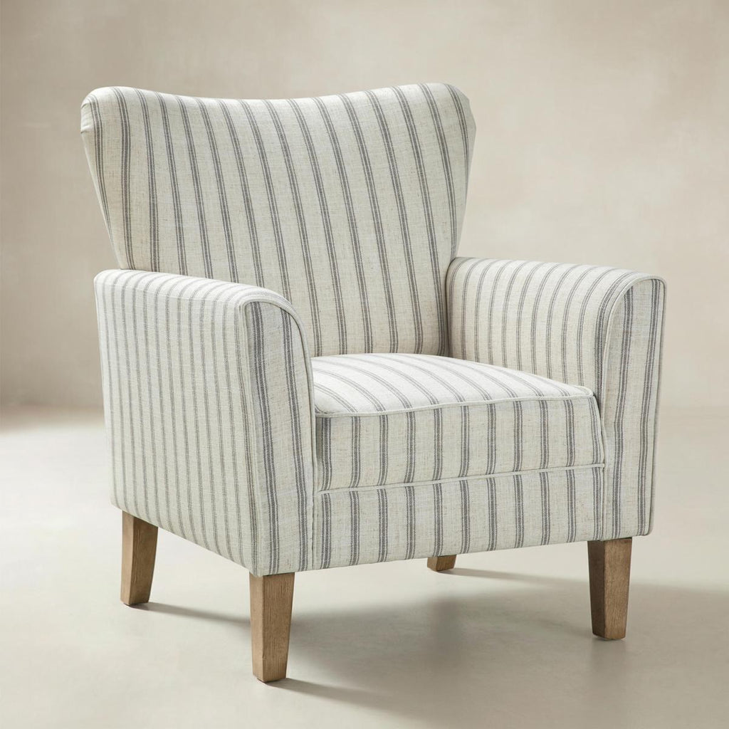 Rachel Ohrensessel im maritimen Streifendesign