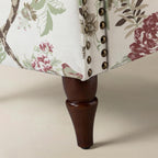 Artemisa Moderner gepolsterter Ohrensessel mit Blumenmuster