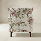 Artemisa Moderner gepolsterter Ohrensessel mit Blumenmuster