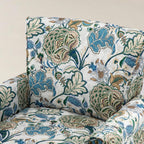Artemisa Moderner gepolsterter Ohrensessel mit Blumenmuster