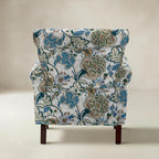 Artemisa Moderner gepolsterter Ohrensessel mit Blumenmuster