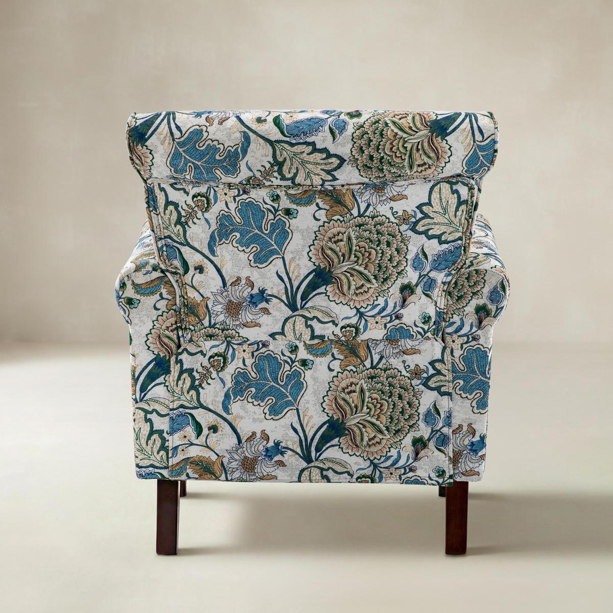 Artemisa Moderner gepolsterter Ohrensessel mit Blumenmuster