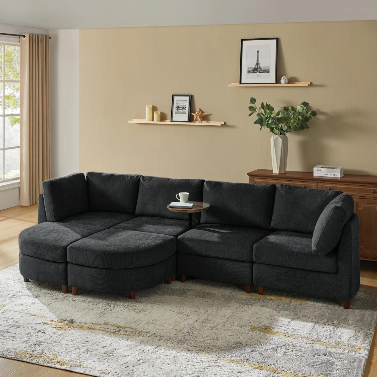 Gabriella Modulares Ecksofa mit Stauraum