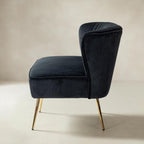 Bariana Mid-Century Modern 2-Sitzer-Sofa aus Samt