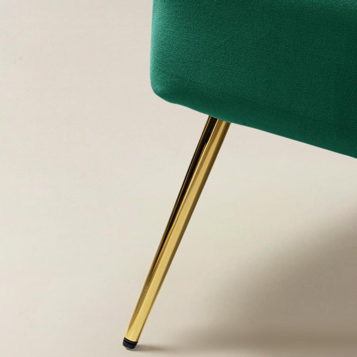 Bariana Mid-Century Modern 2-Sitzer-Sofa aus Samt