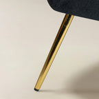 Bariana Mid-Century Modern 2-Sitzer-Sofa aus Samt