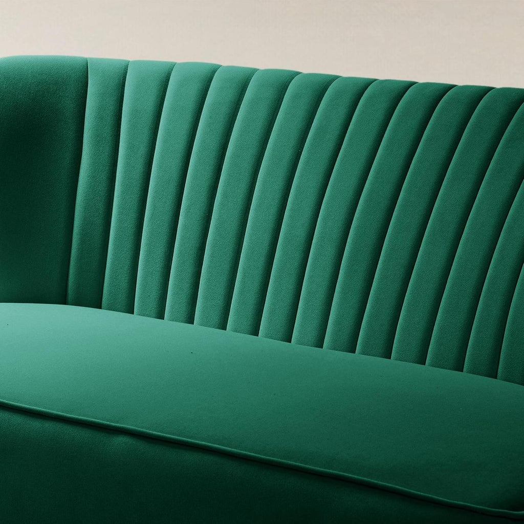 Bariana Mid-Century Modern 2-Sitzer-Sofa aus Samt