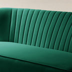 Bariana Mid-Century Modern 2-Sitzer-Sofa aus Samt
