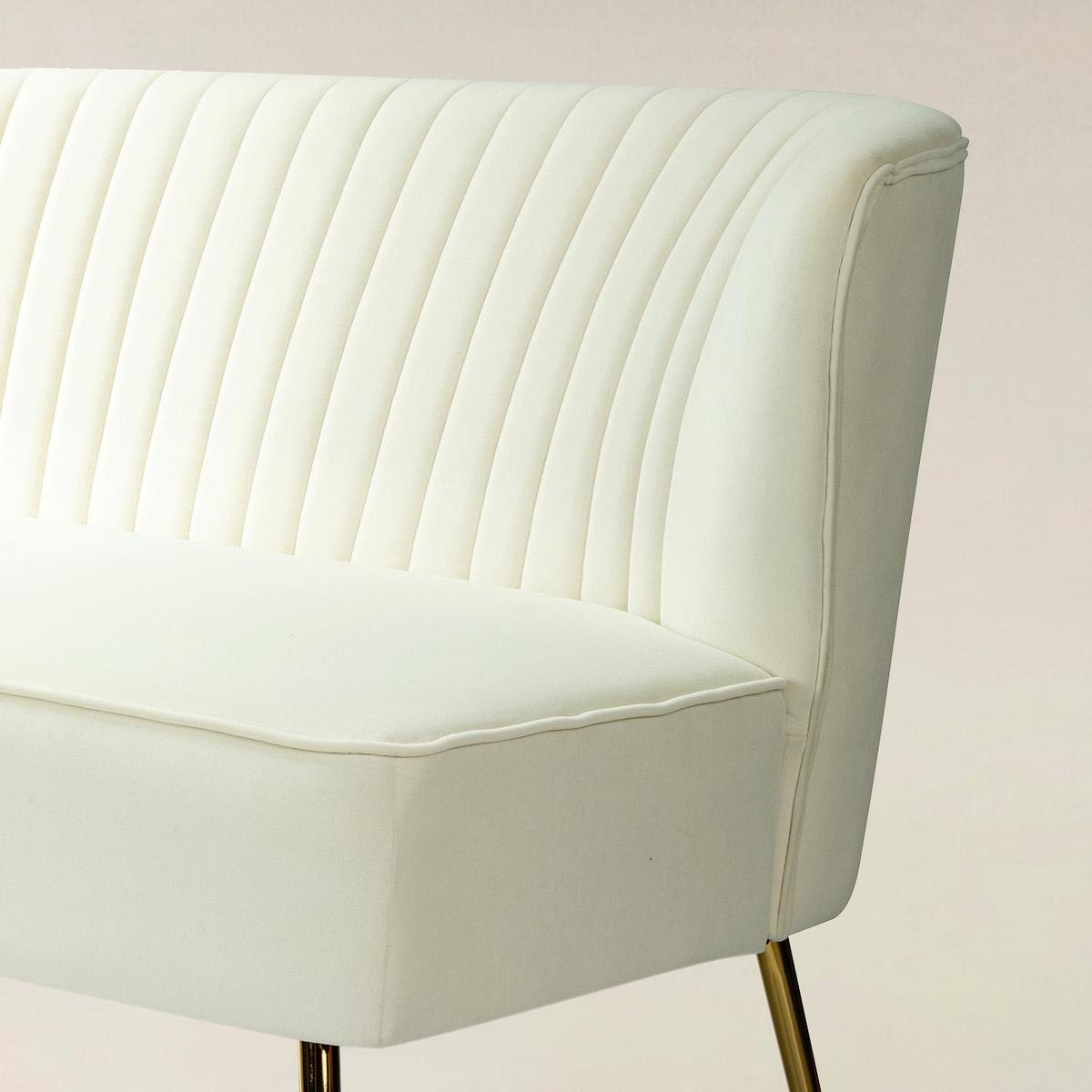 Bariana Mid-Century Modern 2-Sitzer-Sofa aus Samt