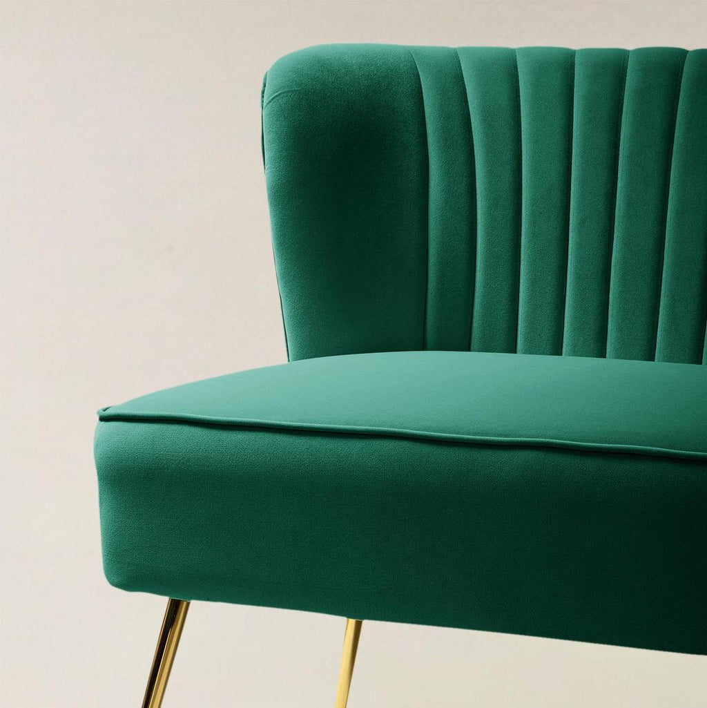 Bariana Mid-Century Modern 2-Sitzer-Sofa aus Samt