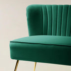 Bariana Mid-Century Modern 2-Sitzer-Sofa aus Samt