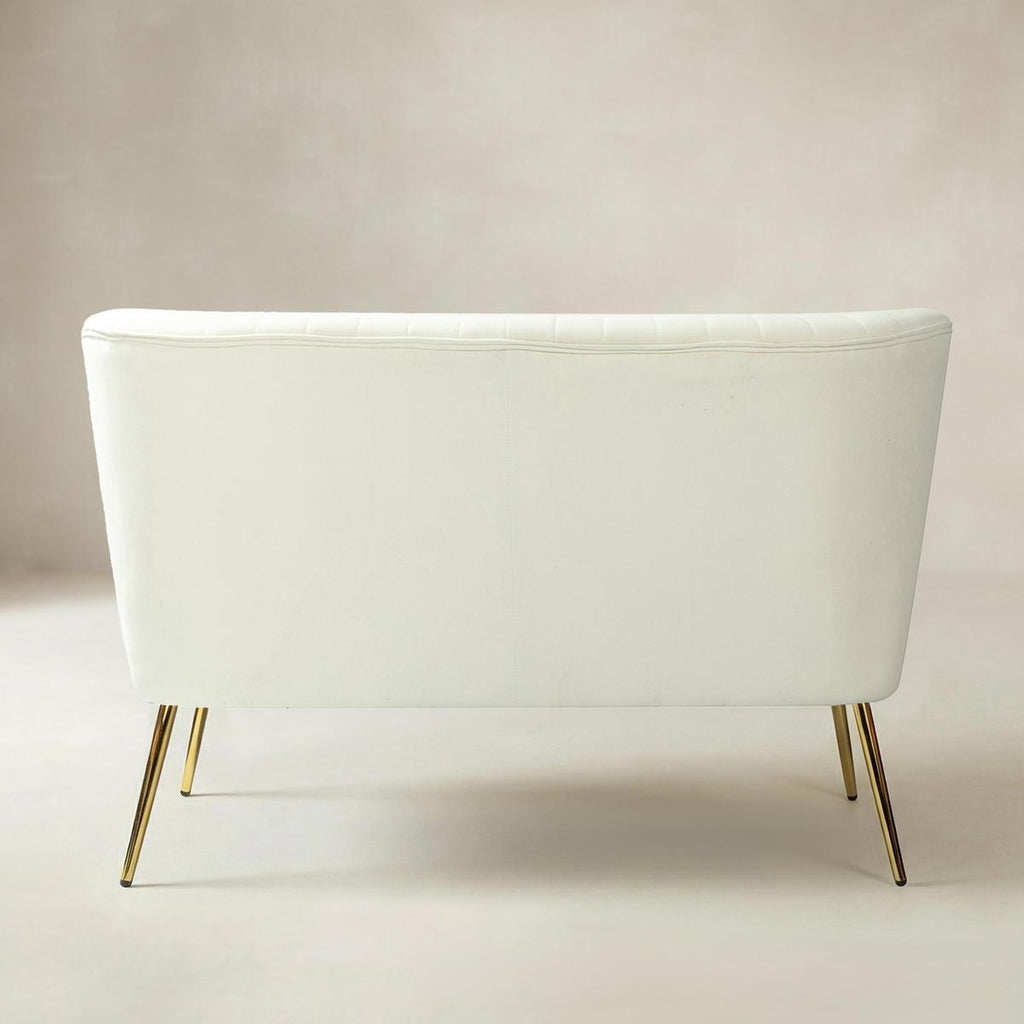 Bariana Mid-Century Modern 2-Sitzer-Sofa aus Samt