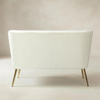 Bariana Mid-Century Modern 2-Sitzer-Sofa aus Samt