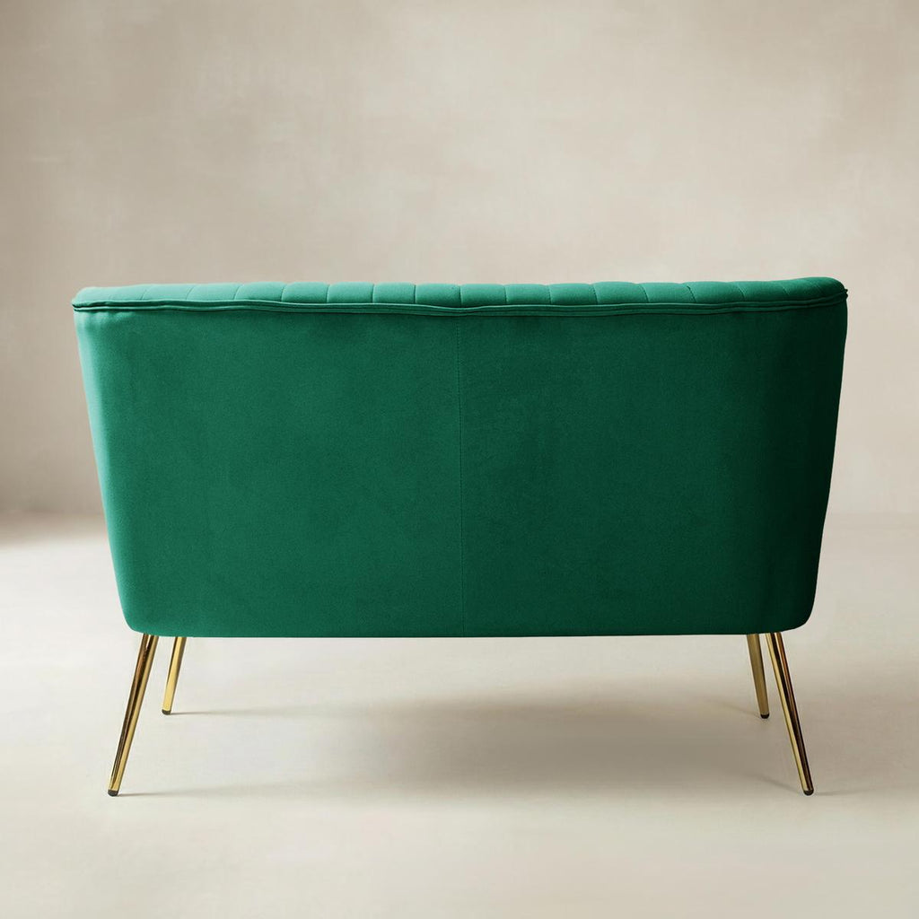 Bariana Mid-Century Modern 2-Sitzer-Sofa aus Samt