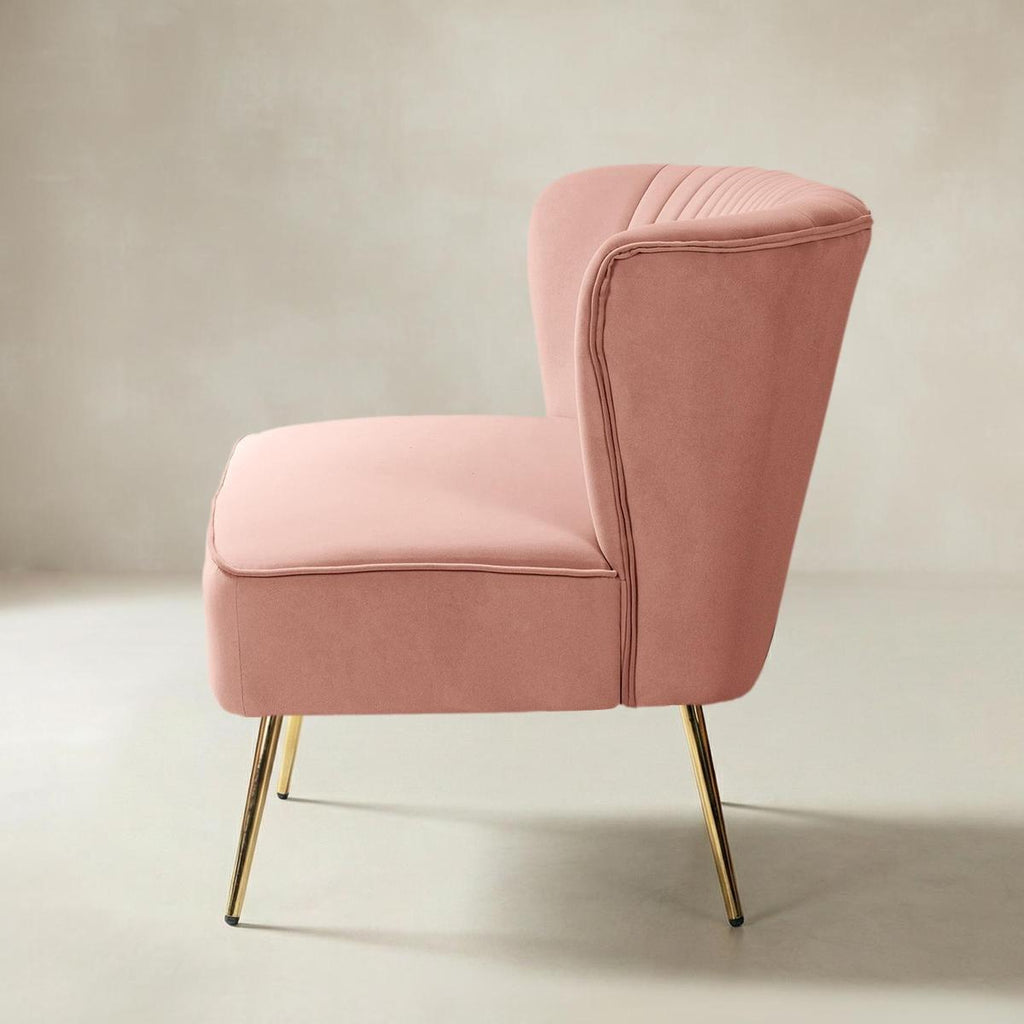 Bariana Mid-Century Modern 2-Sitzer-Sofa aus Samt