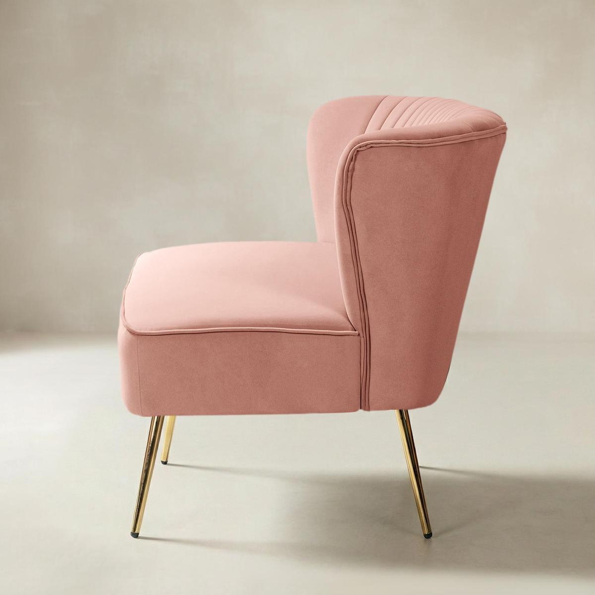 Bariana Mid-Century Modern 2-Sitzer-Sofa aus Samt