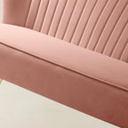 Bariana Mid-Century Modern 2-Sitzer-Sofa aus Samt