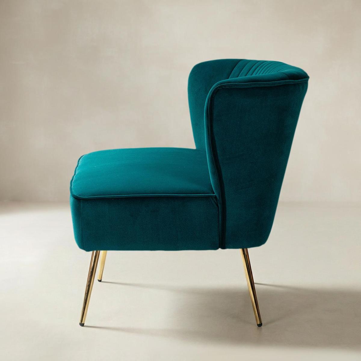 Bariana Mid-Century Modern 2-Sitzer-Sofa aus Samt