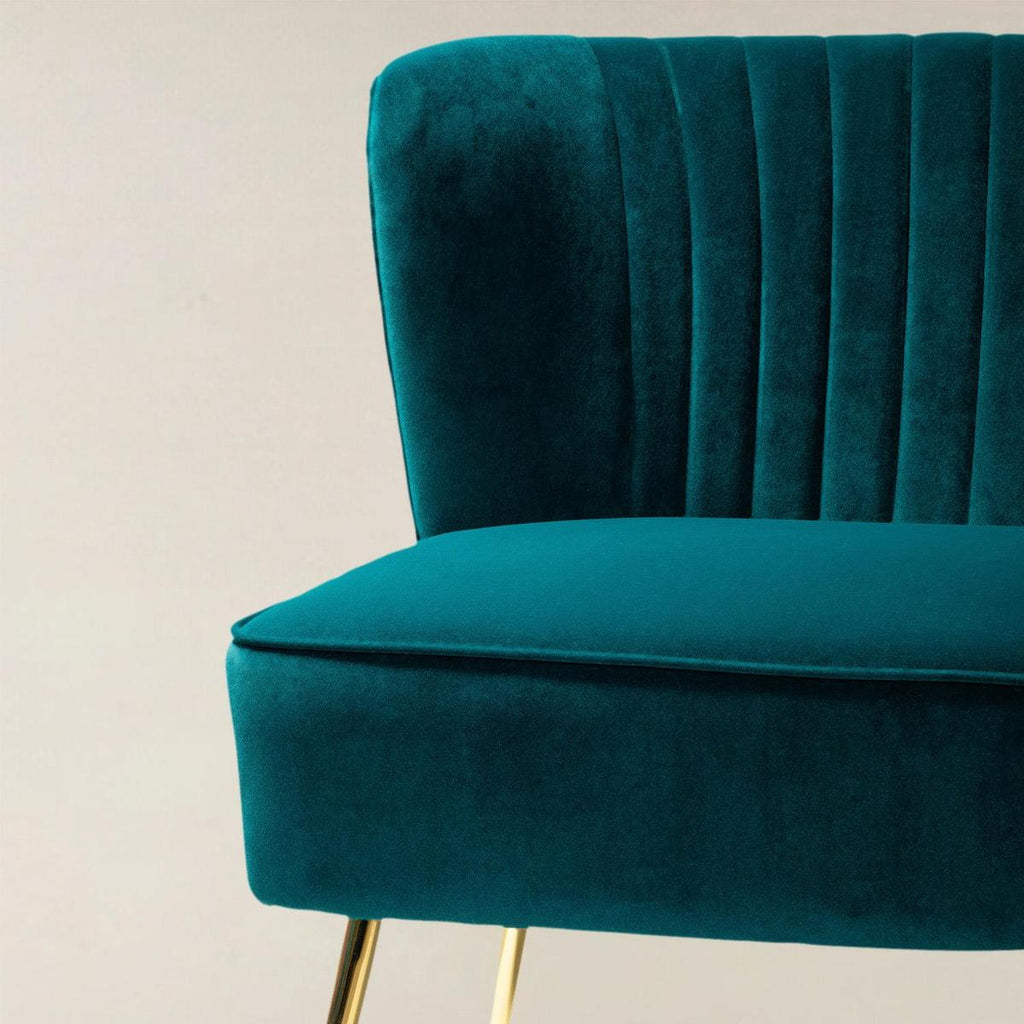 Bariana Mid-Century Modern 2-Sitzer-Sofa aus Samt