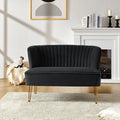 Ainhoa Mid-Century 2-Sitzer-Sofa aus Samt mit Hairpin-Beinen