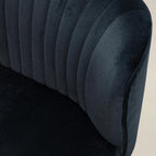 Ainhoa Mid-Century 2-Sitzer-Sofa aus Samt mit Hairpin-Beinen