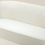 Ainhoa Mid-Century 2-Sitzer-Sofa aus Samt mit Hairpin-Beinen