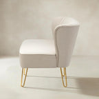 Ainhoa Mid-Century 2-Sitzer-Sofa aus Samt mit Hairpin-Beinen