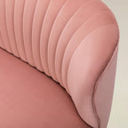 Ainhoa Mid-Century 2-Sitzer-Sofa aus Samt mit Hairpin-Beinen