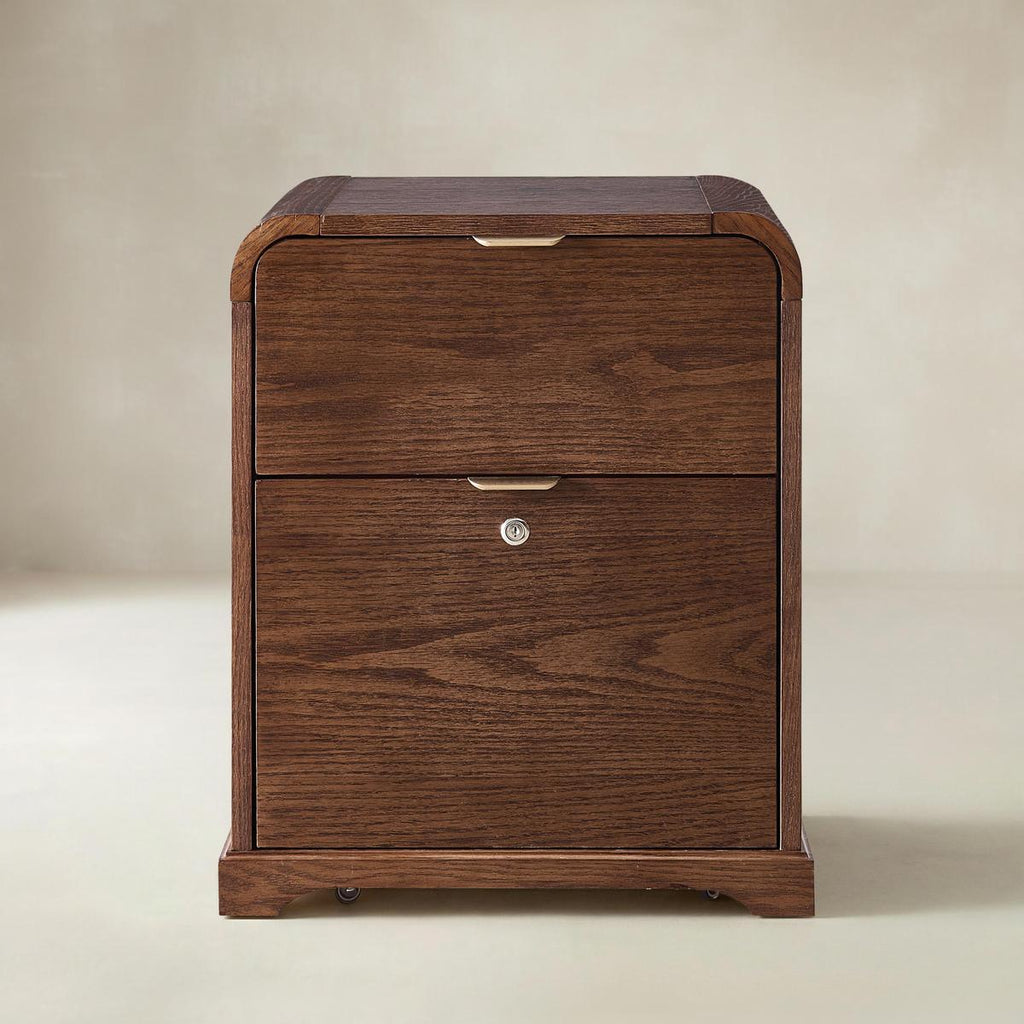 Baggio Moderner Aktenschrank mit 2 Schubladen und Ladefunktion