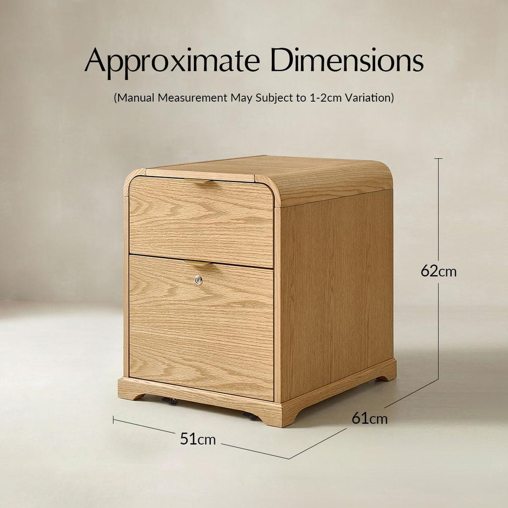 Baggio Moderner Aktenschrank mit 2 Schubladen und Ladefunktion