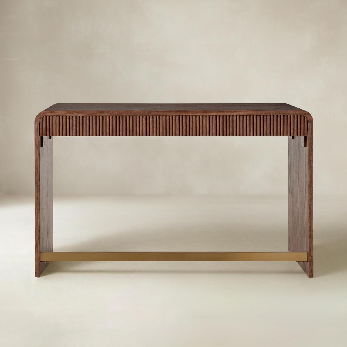 Baggio Moderner Homeoffice-Schreibtisch mit Kannelierung