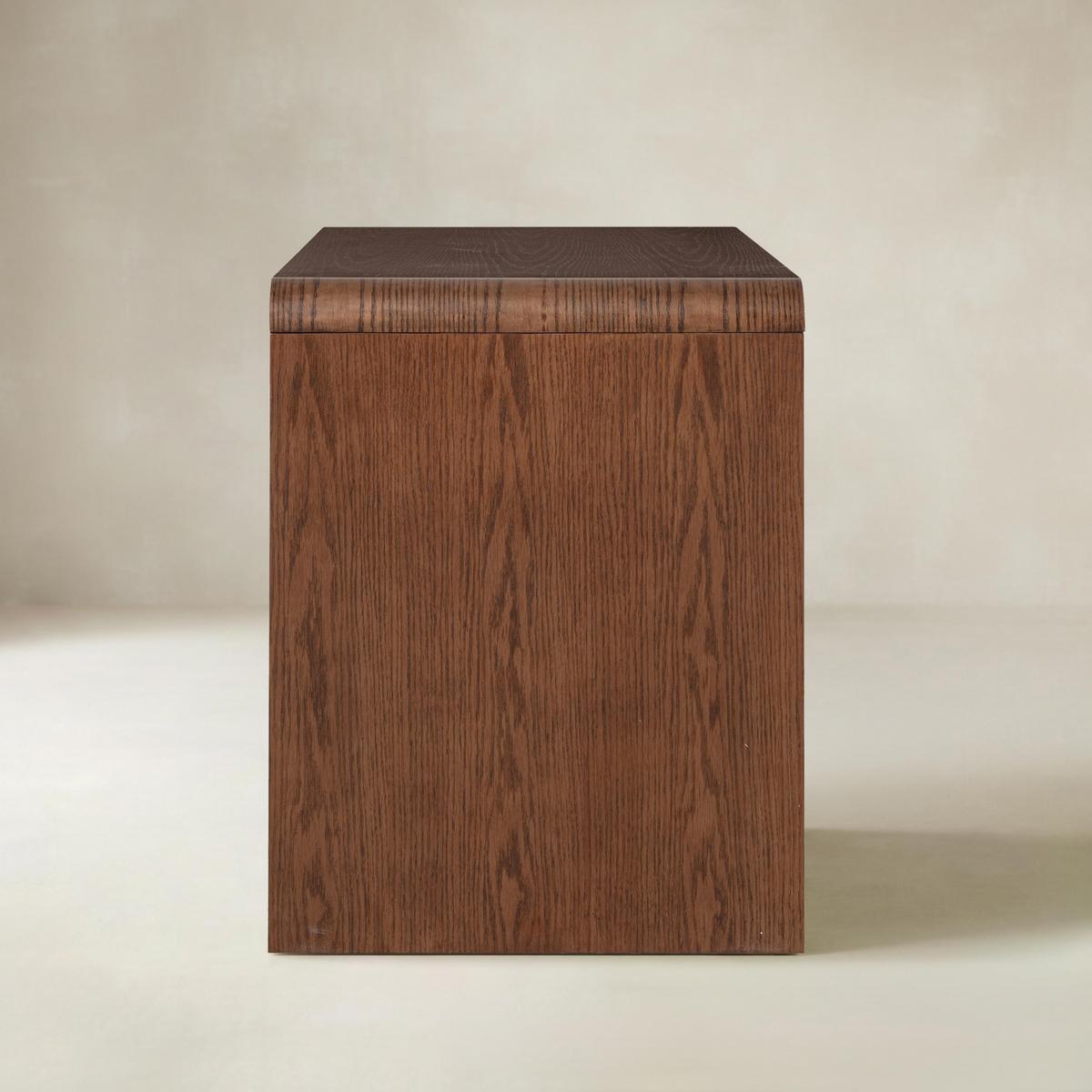 Baggio Moderner Homeoffice-Schreibtisch mit Kannelierung