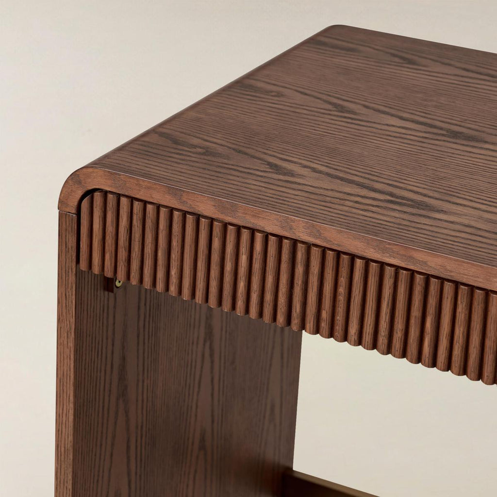 Baggio Moderner Homeoffice-Schreibtisch mit Kannelierung