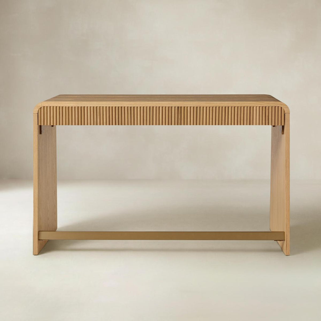 Baggio Moderner Homeoffice-Schreibtisch mit Kannelierung