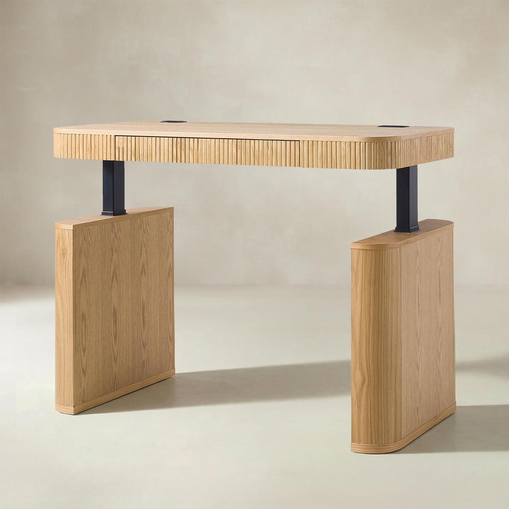Baggio Moderner elektrisch höhenverstellbarer Stehschreibtisch mit Kabelmanagement
