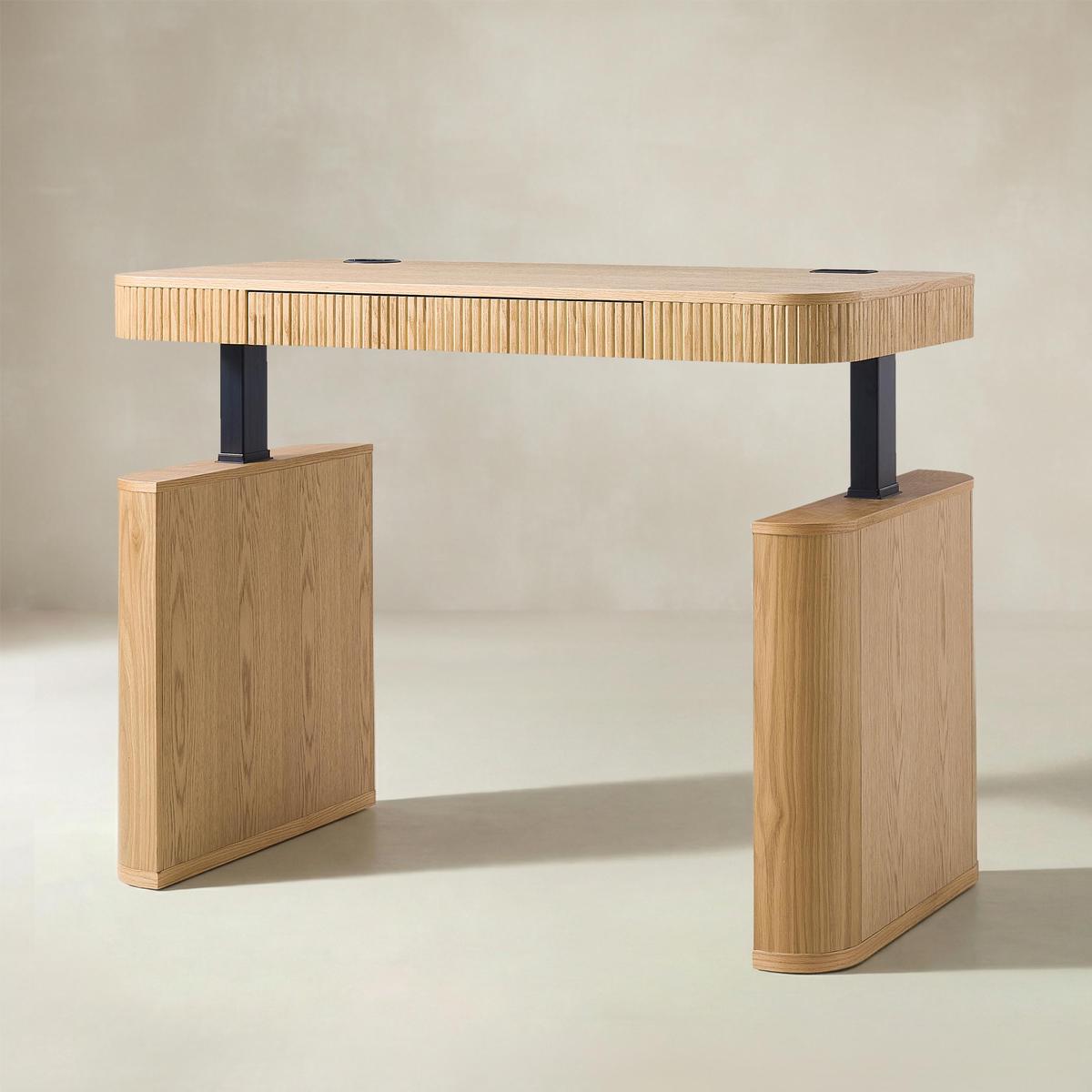 Baggio Moderner elektrisch höhenverstellbarer Stehschreibtisch mit Kabelmanagement