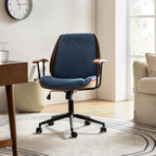 Alina Höhenverstellbarer Schaukel-Bürostuhl aus Massivholz