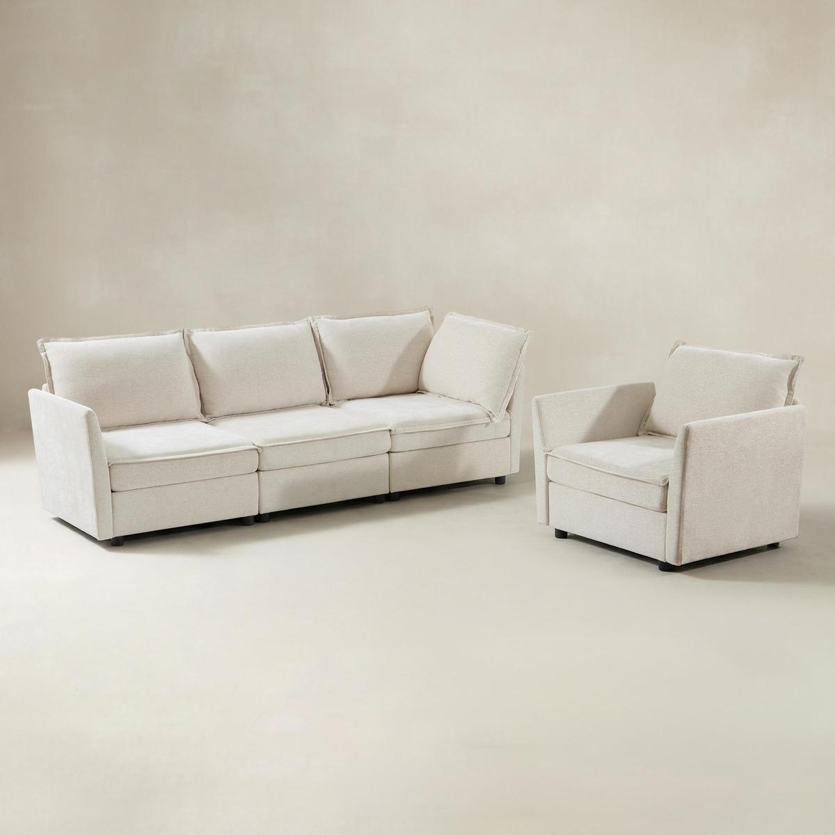 Victoria Modulares Ecksofa mit Stauraum