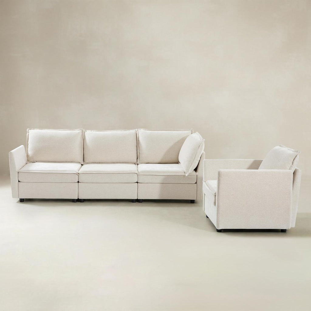Victoria Modulares Ecksofa mit Stauraum