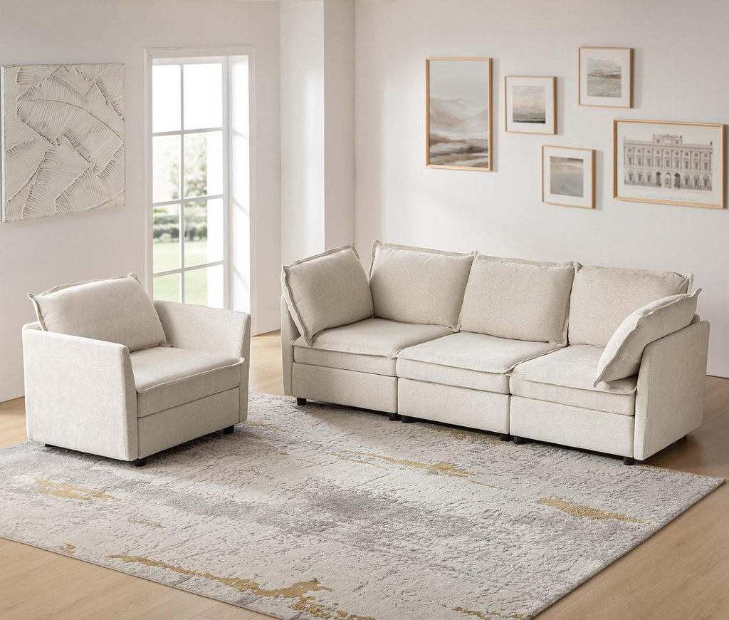 Victoria Modulares Ecksofa mit Stauraum