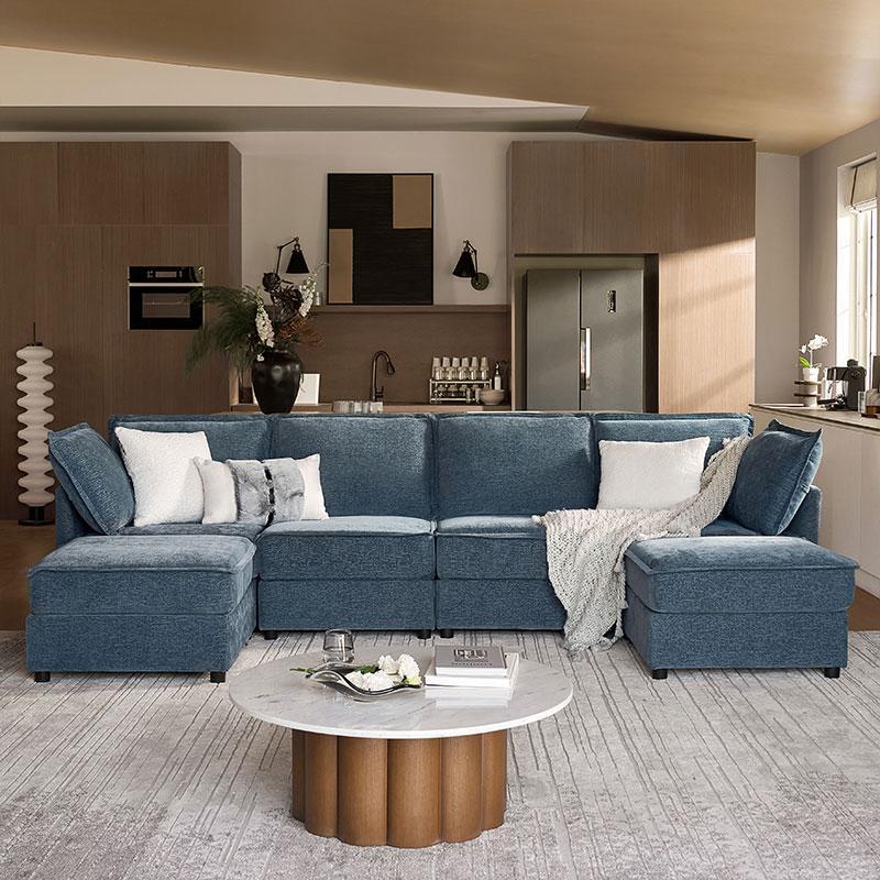 Victoria Modulares Ecksofa mit Stauraum