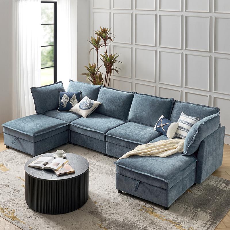 Victoria Modulares Ecksofa mit Stauraum