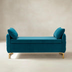 Angelo Gepolsterte Aufbewahrungsbank mit aufklappbarem Deckel