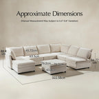 Victoria Modulares Ecksofa mit Stauraum